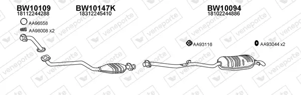 Изпускателна система VENEPORTE           