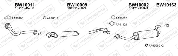 Изпускателна система VENEPORTE           