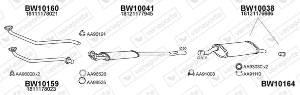 Изпускателна система VENEPORTE           