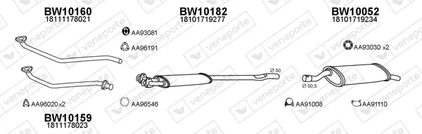 Изпускателна система VENEPORTE           