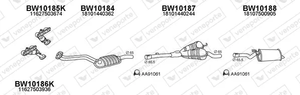 Изпускателна система VENEPORTE           