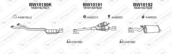 Изпускателна система VENEPORTE           