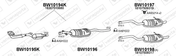 Изпускателна система VENEPORTE           