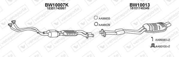 Изпускателна система VENEPORTE           