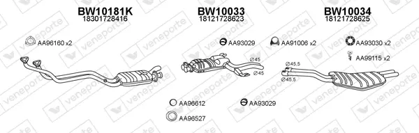 Изпускателна система VENEPORTE           