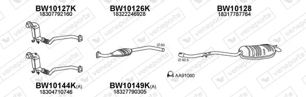 Изпускателна система VENEPORTE           