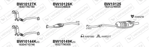 Изпускателна система VENEPORTE           