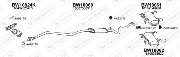 Изпускателна система VENEPORTE           