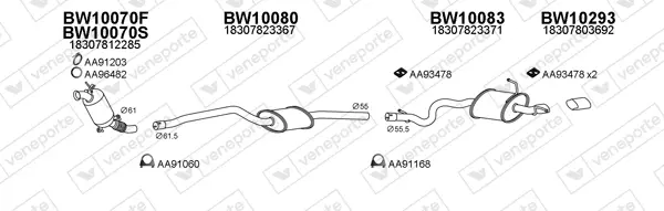 Изпускателна система VENEPORTE           