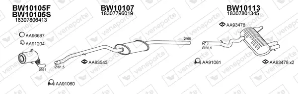 Изпускателна система VENEPORTE           