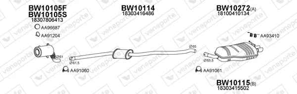 Изпускателна система VENEPORTE           