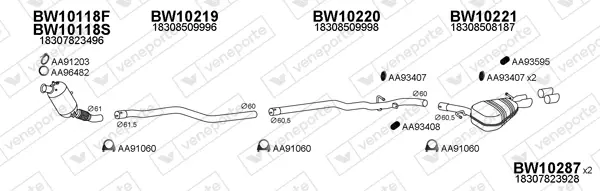 Изпускателна система VENEPORTE           