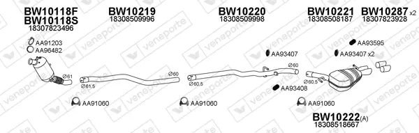Изпускателна система VENEPORTE           