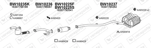 Изпускателна система VENEPORTE           
