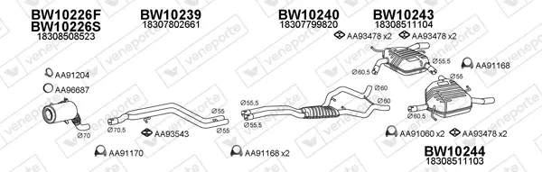 Изпускателна система VENEPORTE           