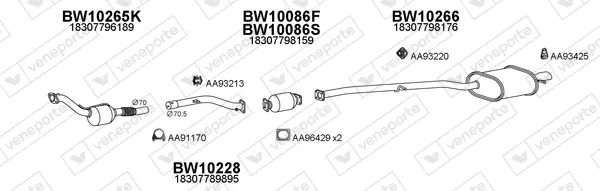 Изпускателна система VENEPORTE           