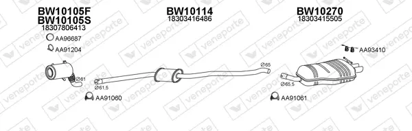 Изпускателна система VENEPORTE           
