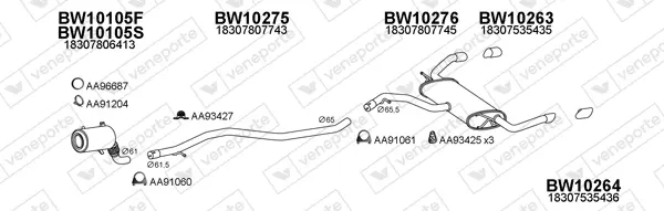 Изпускателна система VENEPORTE           