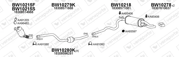 Изпускателна система VENEPORTE           