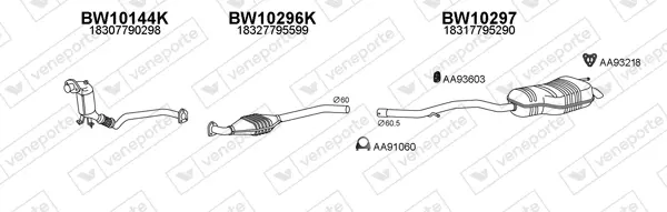 Изпускателна система VENEPORTE           