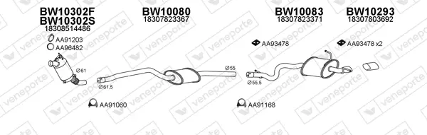 Изпускателна система VENEPORTE           