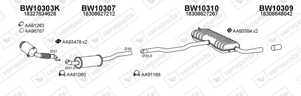 Изпускателна система VENEPORTE           