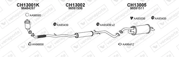 Изпускателна система VENEPORTE           