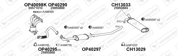 Изпускателна система VENEPORTE           