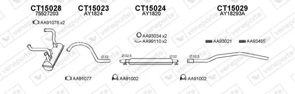 Изпускателна система VENEPORTE           