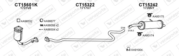 Изпускателна система VENEPORTE           