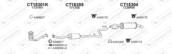 Изпускателна система VENEPORTE           