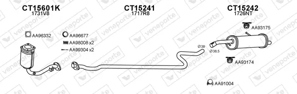 Изпускателна система VENEPORTE           