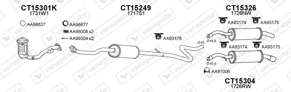 Изпускателна система VENEPORTE           