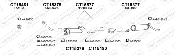 Изпускателна система VENEPORTE           