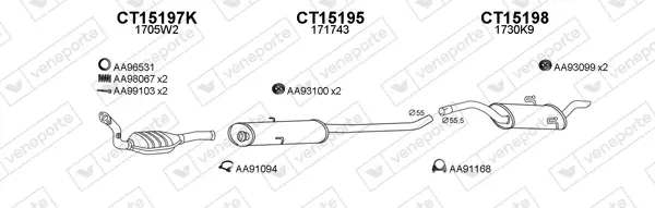 Изпускателна система VENEPORTE           