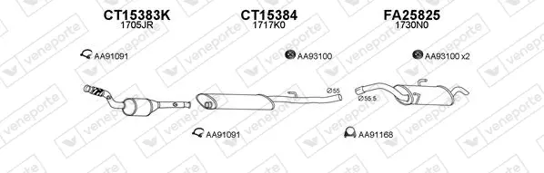 Изпускателна система VENEPORTE           