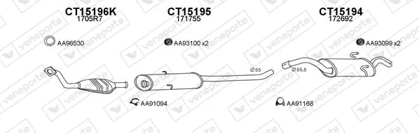 Изпускателна система VENEPORTE           