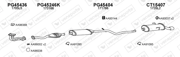 Изпускателна система VENEPORTE           
