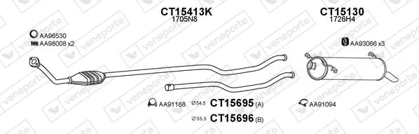 Изпускателна система VENEPORTE           