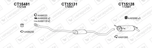 Изпускателна система VENEPORTE           