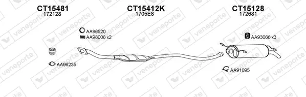 Изпускателна система VENEPORTE           
