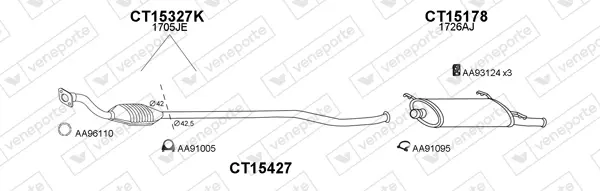 Изпускателна система VENEPORTE           