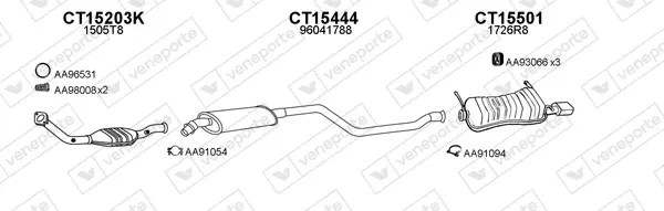 Изпускателна система VENEPORTE           