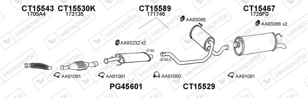 Изпускателна система VENEPORTE           