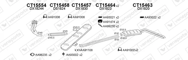 Изпускателна система VENEPORTE           