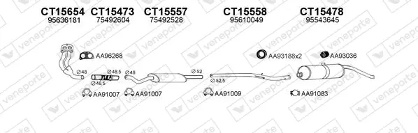 Изпускателна система VENEPORTE           