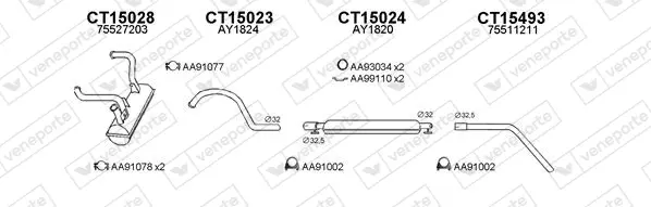 Изпускателна система VENEPORTE           