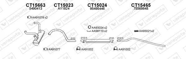 Изпускателна система VENEPORTE           