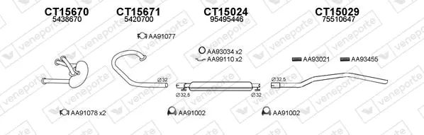 Изпускателна система VENEPORTE           