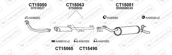 Изпускателна система VENEPORTE           